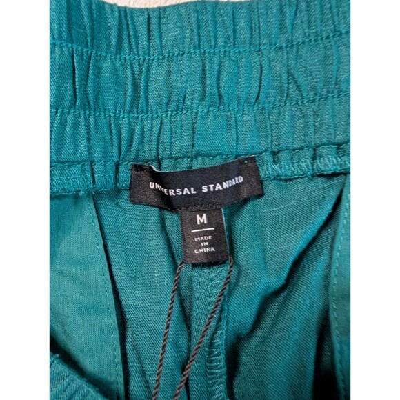 Universal Standard Womens Sayville Linen Drawstring Pants Aurora Blue 2X - Picture 4 of 9